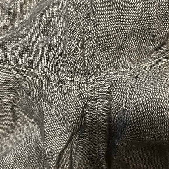 Desert Design Asymmetrical Gray Button-Up Top - Picture 6 of 12